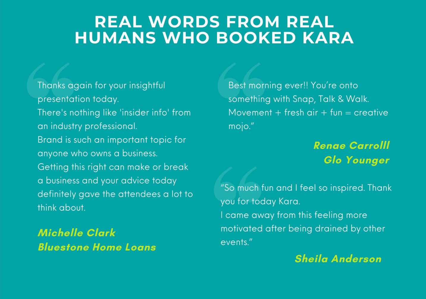 Kara Stokes Copywriter